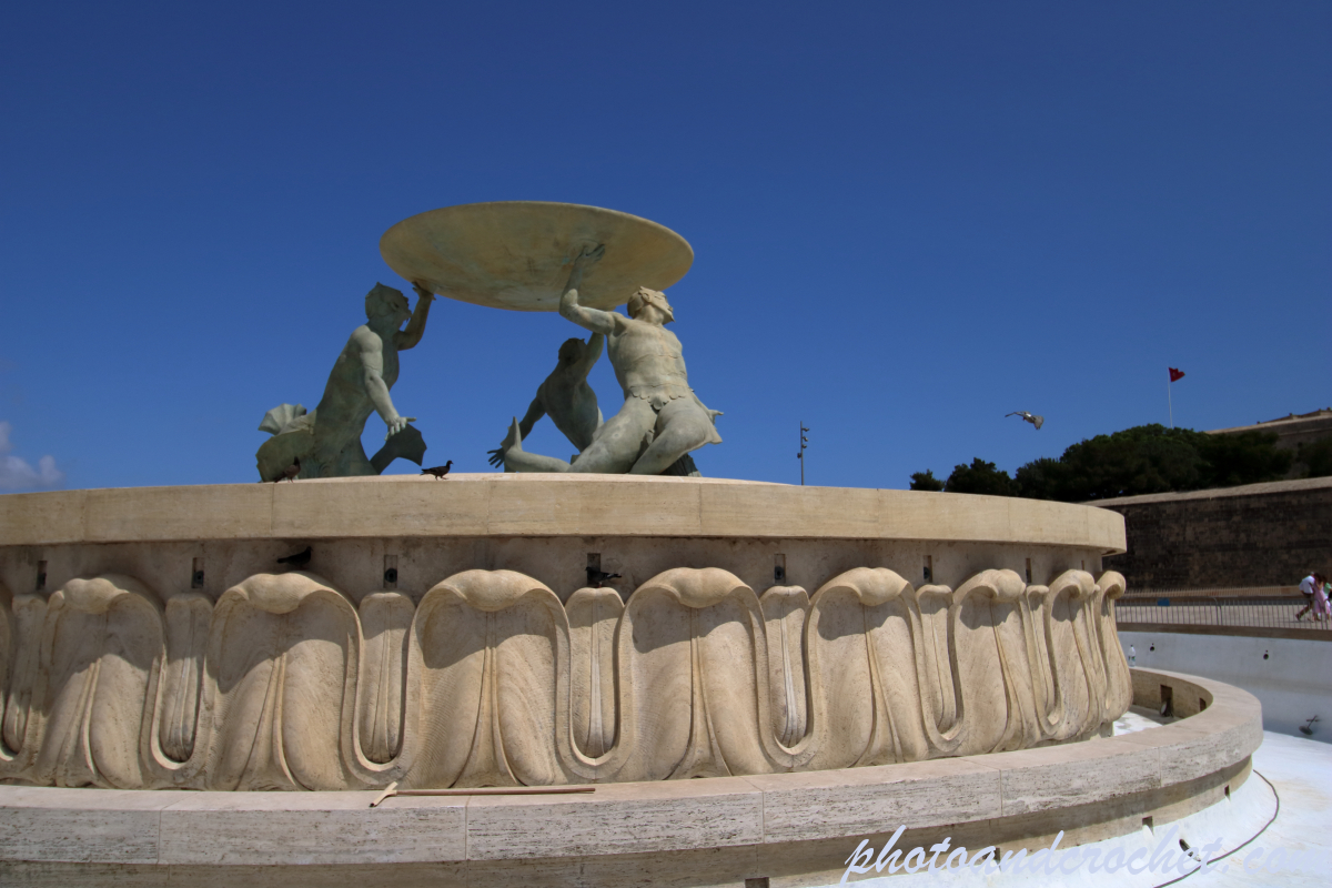 Valletta - Triton Fountain - Image