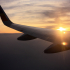 Sunset - In flight