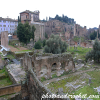 Rome - At the edge of Trajans forum