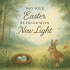 Peaceful Easter Watercolor Scene with Rabbit and Nest - Image