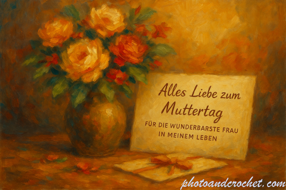 Muttertagskarte – Ölgemälde - Image