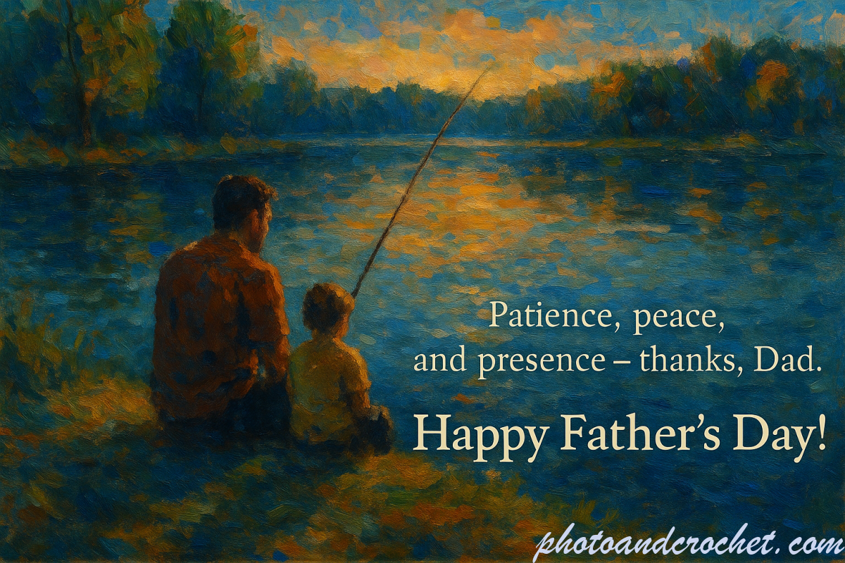 Father’s Day Oil Painting – Image
