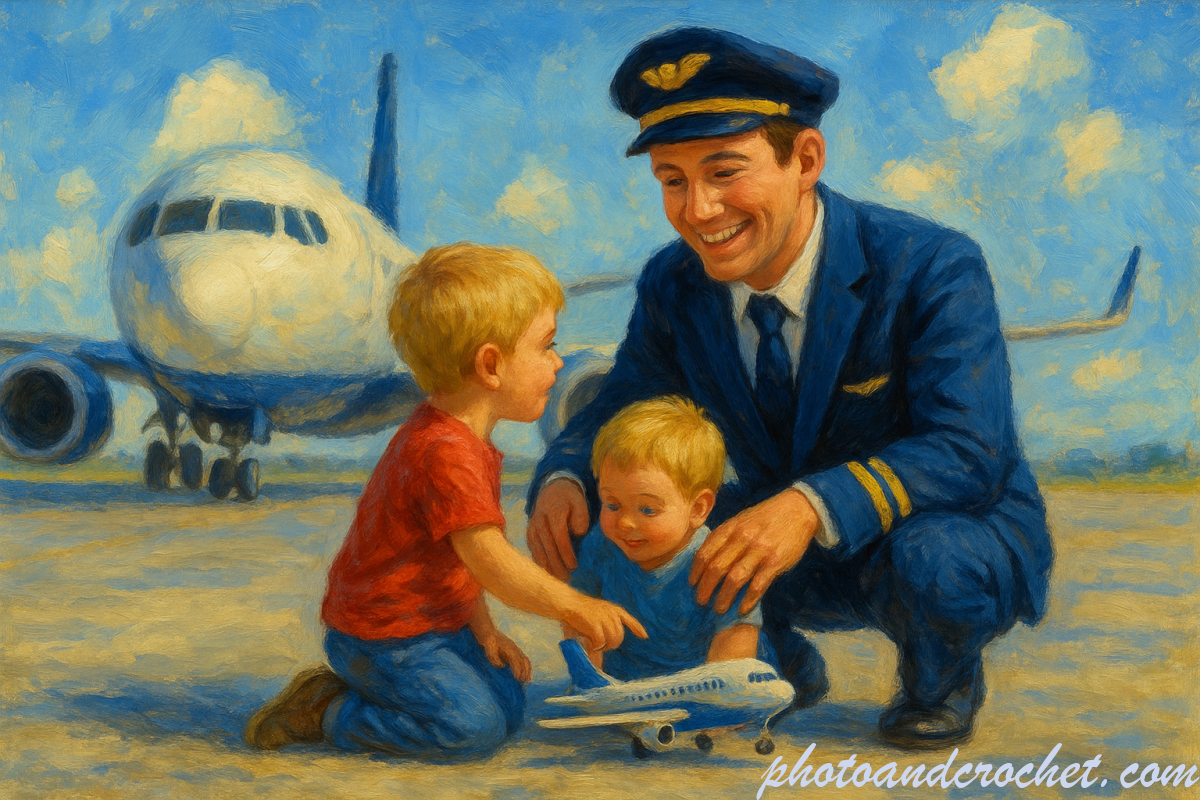 Pilot and Child Father’s Day Card – Image