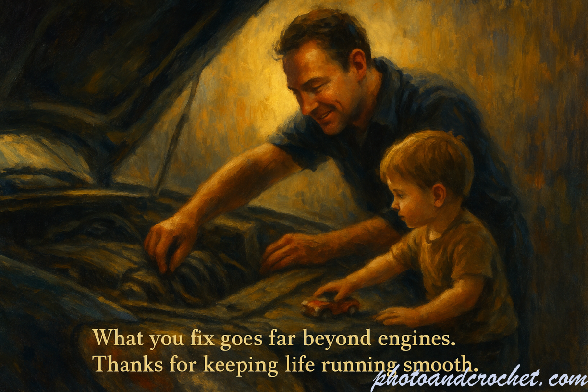 Father’s Day Garage Scene – Image