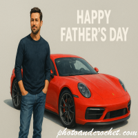 Supercar Father’s Day Card – Image