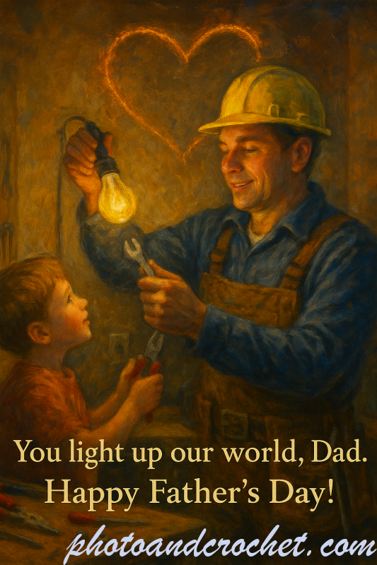 Electrician Father’s Day Card – Image