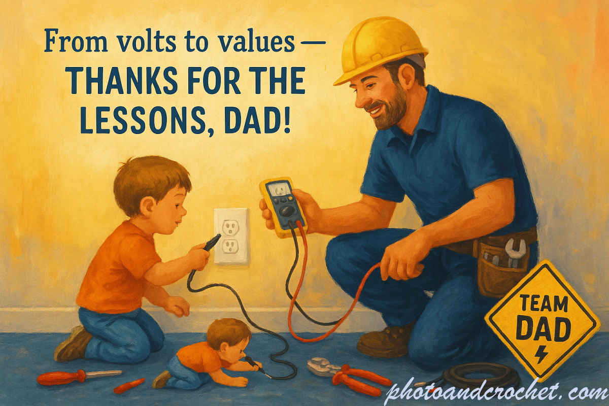 Electrician Father’s Day Card – Image