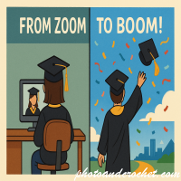 Graduation Card – From Zoom to Boom - Image