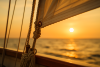 Golden Hour Glow – Light on Deck