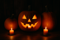 Trio de Lumières – Citrouilles d’Halloween Illuminées