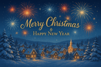 Christmas Village Fireworks Celebration