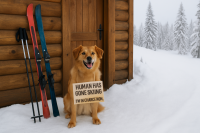 Gone Skiing – Dog in Charge
