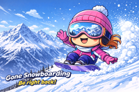 Gone Snowboarding – Carve adorable (chica)