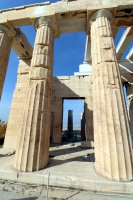 Doric Columns of the Propylaea on the Acropolis