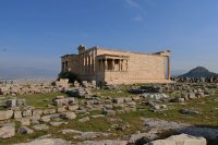 Erechtheion with Caryatids on the Acropolis