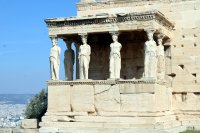 Caryatids of the Erechtheion on the Acropolis