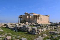 Erechtheion Temple on the Acropolis in Athens