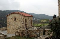Small Stone Chapel at Holy Trinity Monastery Meteora