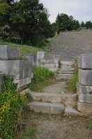 Passaġġ laterali probabbli fit-Teatru Antik ta’ Argos