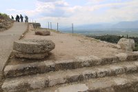 Terrasse intérieure de la citadelle de Mycènes