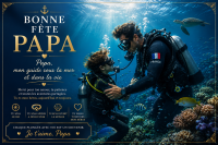 Bonne Fête Papa – Father &amp; Child Underwater Diving Tribute