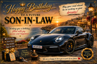 Happy Birthday to a Future Son-in-Law – Luxury Sports Car Birthday Edition
