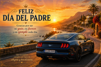 Happy Father's Day – Mustang Sunrise Coastal Road Edition