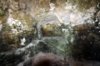 Hornacina tallada en la cuarta cueva bajo la Cruz de Mellieħa