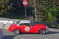 MG Midget – Mdina Grand Prix, Malta – Rennnummer 19 in der Kurve